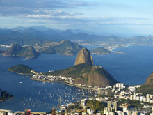 Le Pain de sucre vu du Corcovado - Rio - Brésil